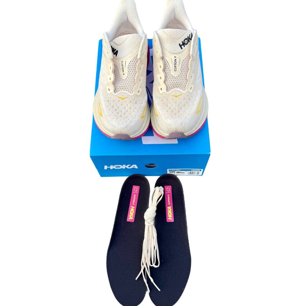 HOKA - Clifton 9 - Size 9 - Fair Condition! 🌟NEVER USED INSOLES🌟